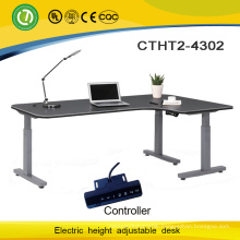 3 Legs Electirc Height adjustable desk base & L shape height adjustable desk with motor